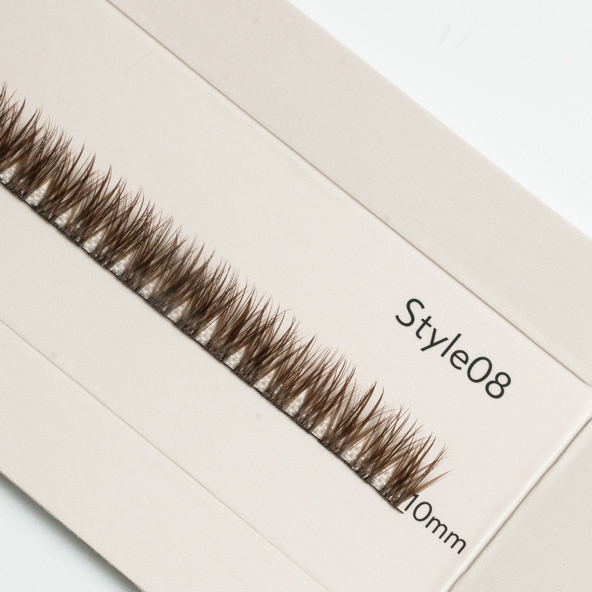 Lash Ribbons Style 08 Brown Single Pack