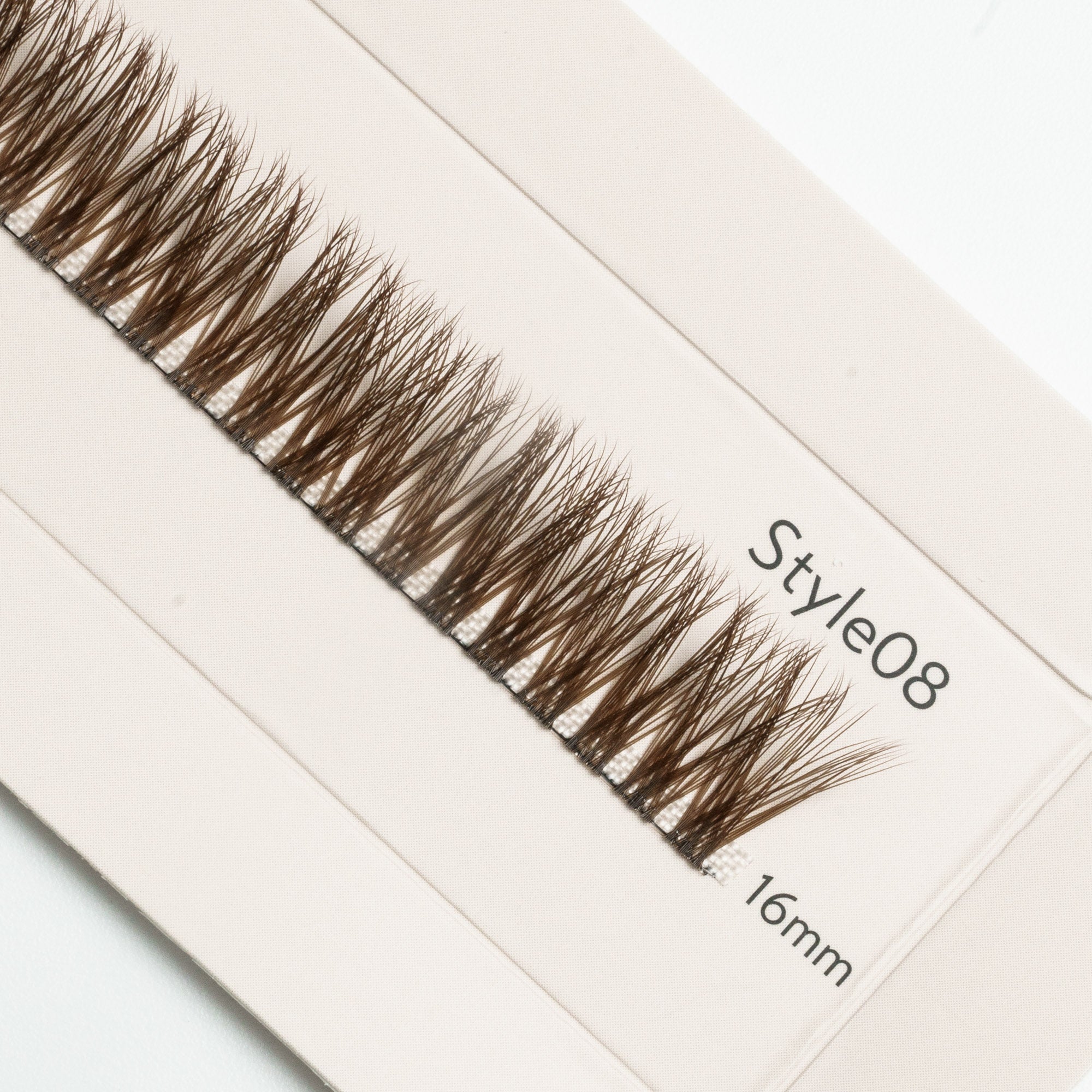 Lash Ribbons Style 08 Brown Single Pack