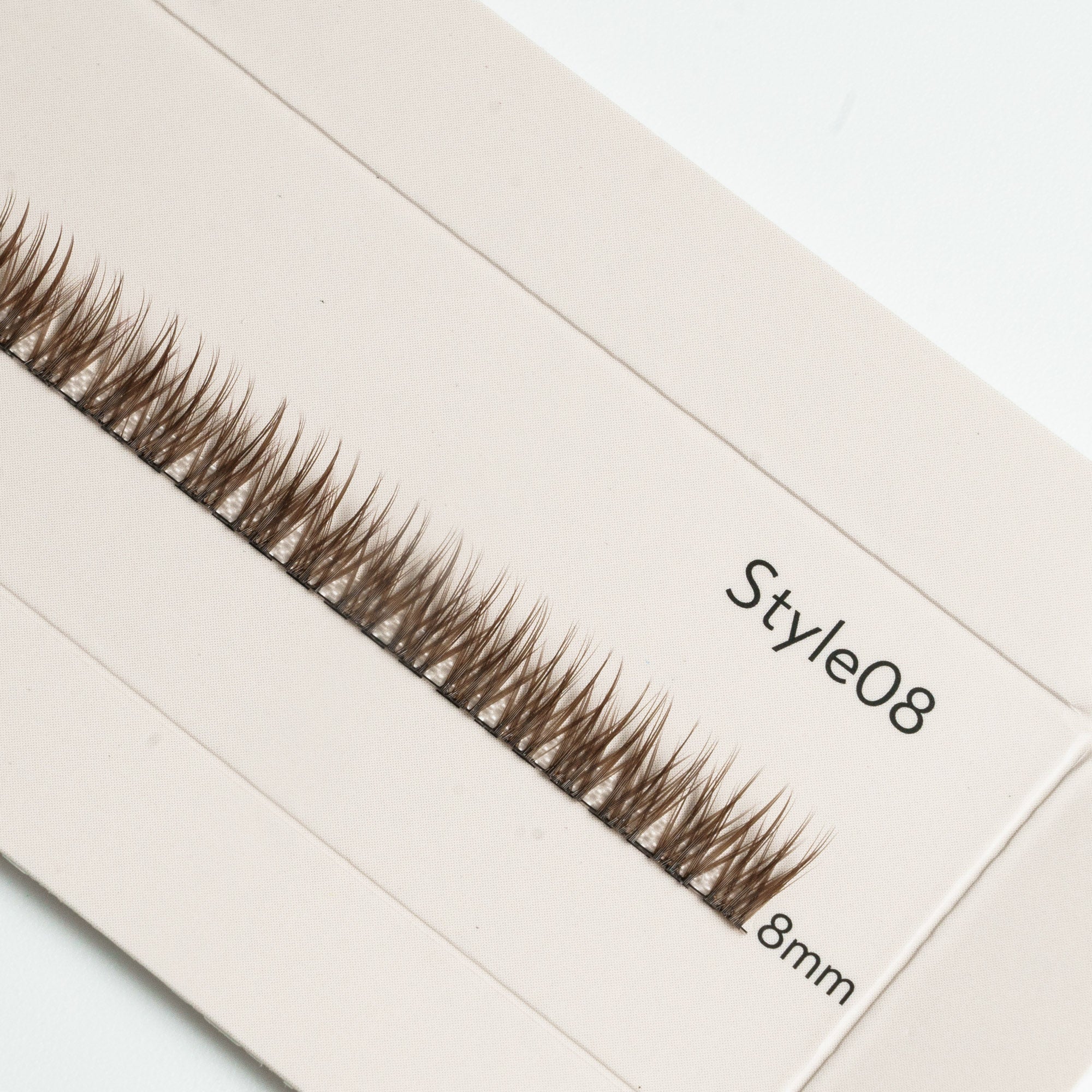 Lash Ribbons Style 08 Brown Single Pack