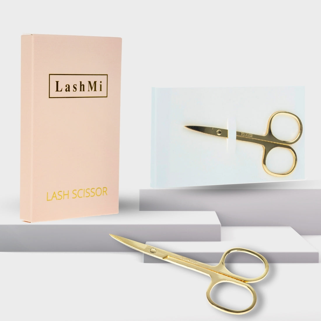 LashMi Rose Gold Lash Scissors